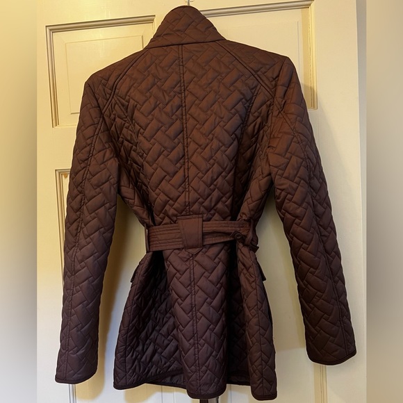 Cole Haan brown light weight quilted jacket size Medium - Picture 2 of 2
